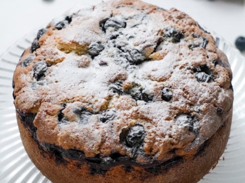 Lemon Blueberry Cake - A Cookie Named Desire