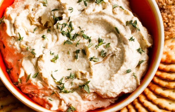 cottage cheese dip with fresh thyme