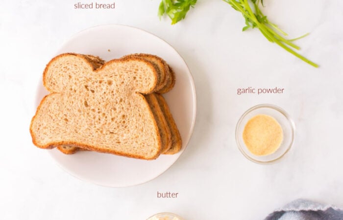 ingredients to make garlic toast