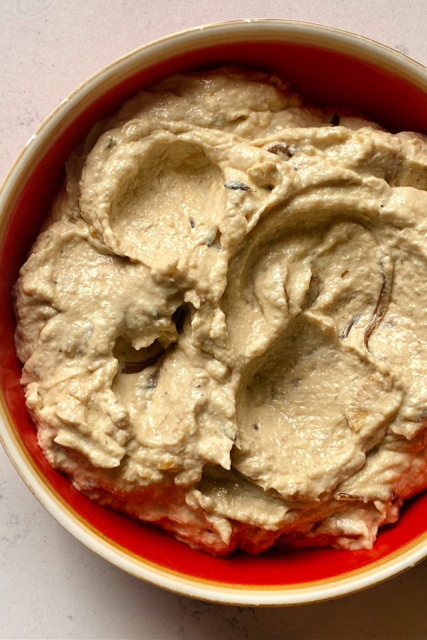 creamy caramelized onion dip