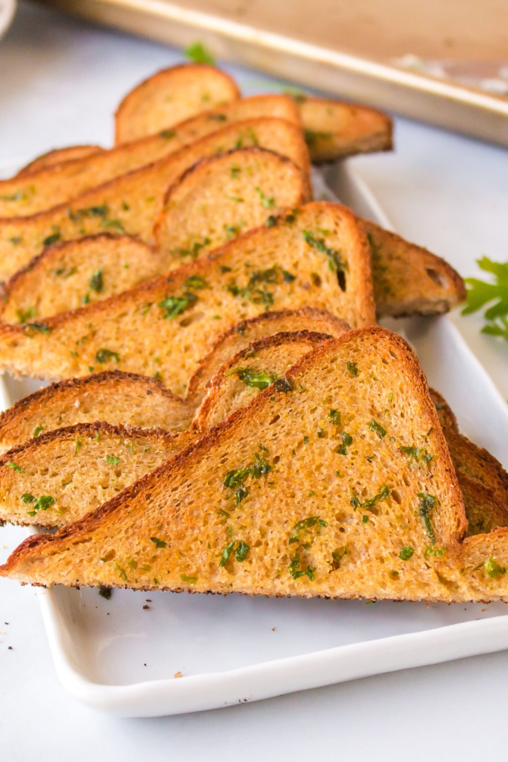 How To Make Garlic Bread with Regular Bread Reluctant Entertainer