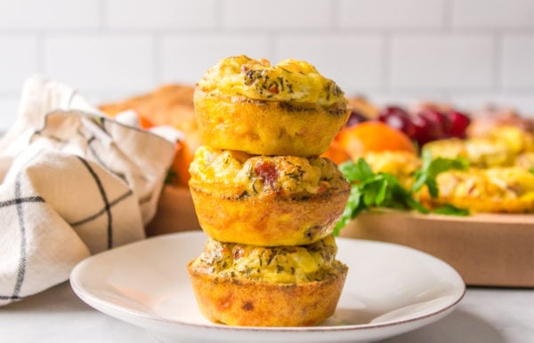 stacked Bacon Egg bites