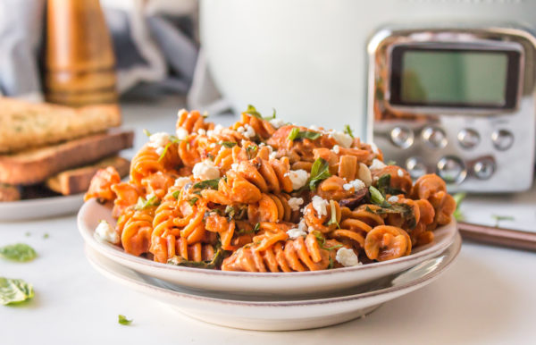 Saucy Sausage Pasta made in smart skillet