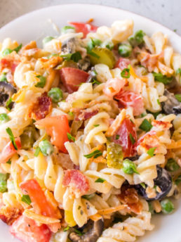 creamy bacon ranch salad