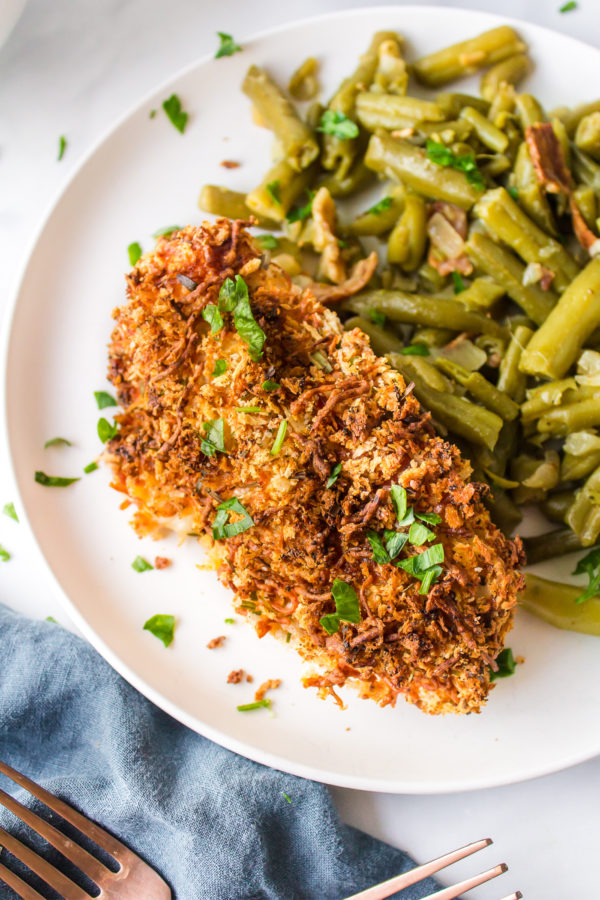 panko-crusted chicken