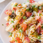 bacon ranch and pasta salad