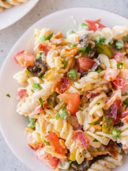 bacon ranch and pasta salad