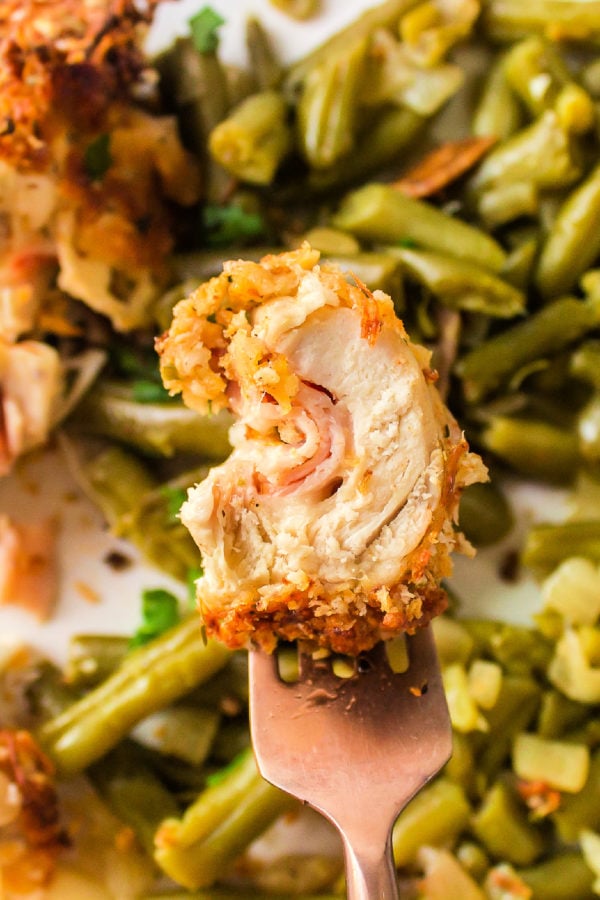 Air Fryer Chicken Cordon Bleu - Reluctant Entertainer