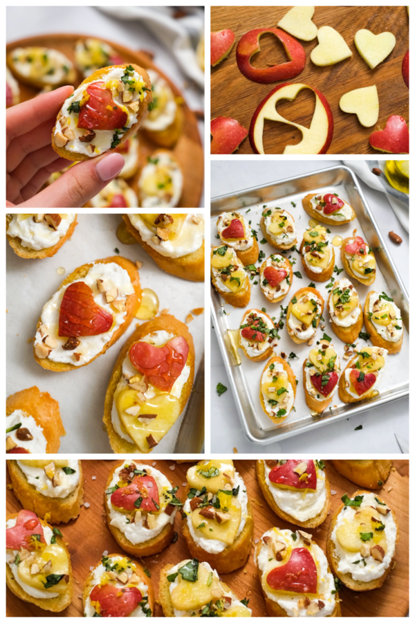 how to make Whipped Ricotta Crostini