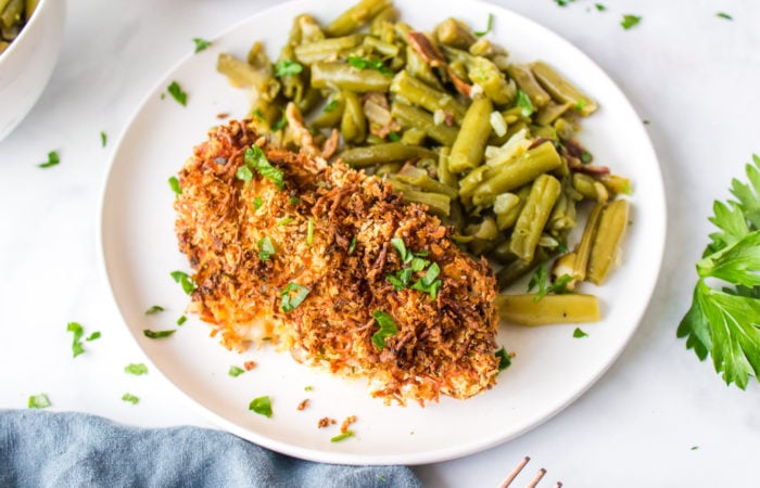 panko-crusted Air Fryer Chicken Cordon Bleu