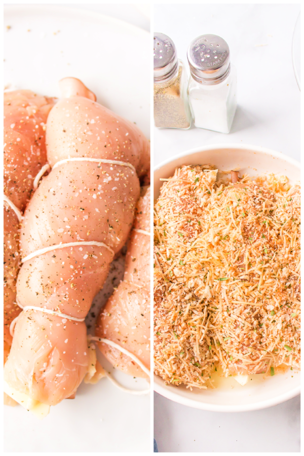 how to make Air Fryer Chicken Cordon Bleu