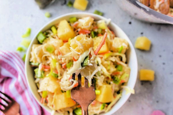 slaw in a bowl