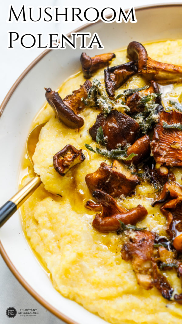 spoonful of Mushroom Polenta