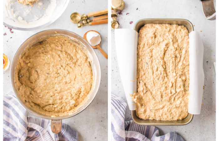 brown irish soda bread dough