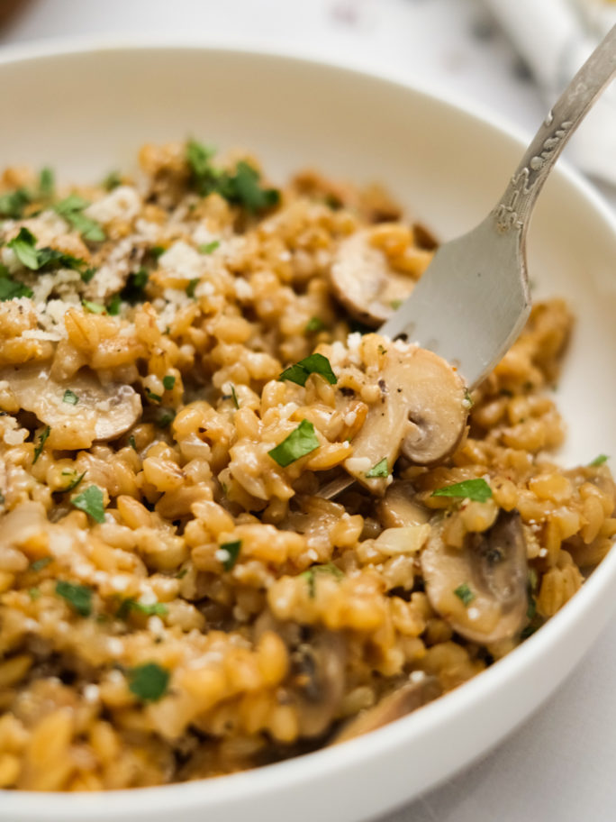 Mushroom Farrotto Reluctant Entertainer