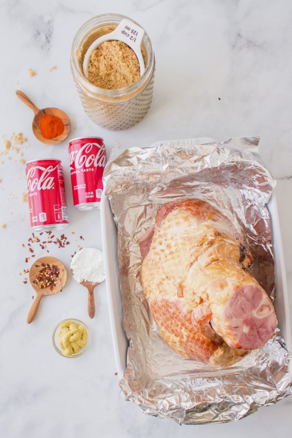 ingredients to make Coca-Cola Ham