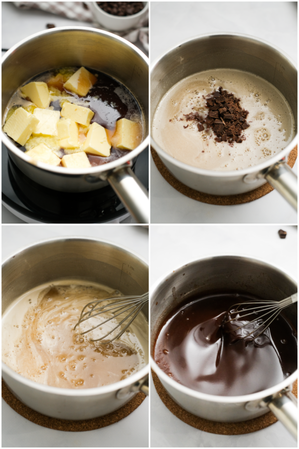 how to make chocolate drizzle