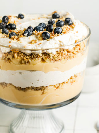 banana pudding and cream