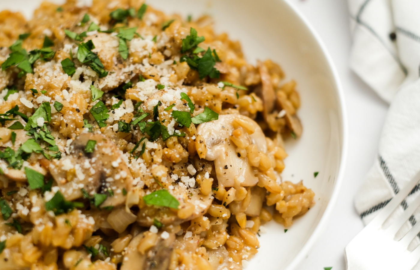 Mushroom Farrotto Reluctant Entertainer