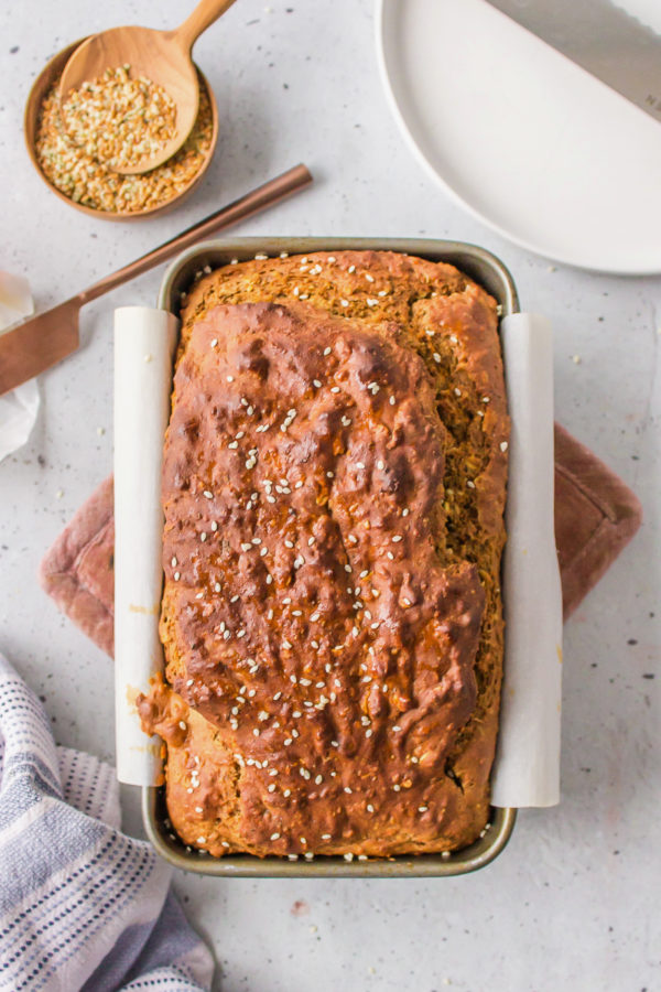 loaf of Irish Brown Soda Bread