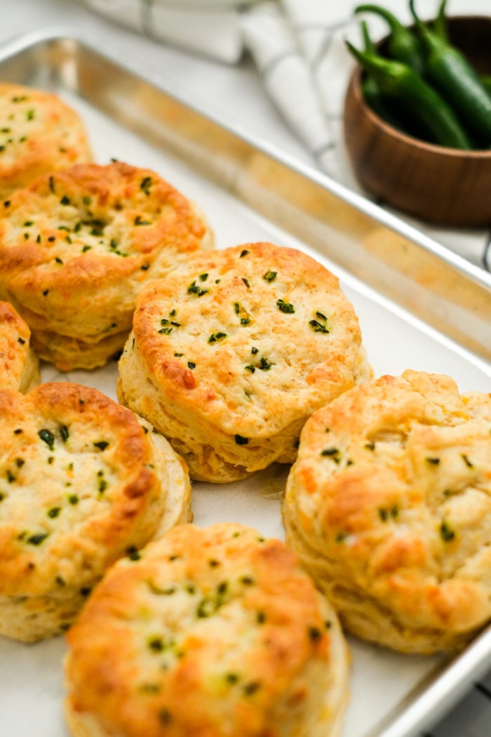 baked Jalapeno Cheddar Biscuits