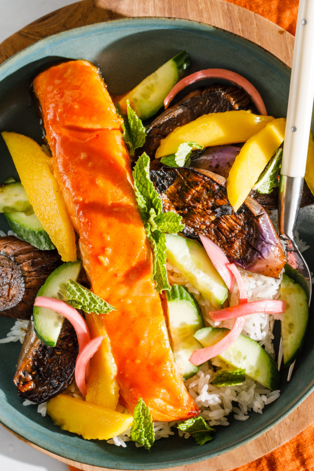 Miso Salmon Bowl Reluctant Entertainer