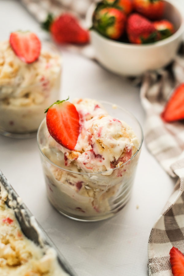 Strawberry Shortcake Ice Cream Recipe - Reluctant Entertainer