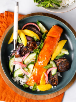 a Miso Salmon Bowl