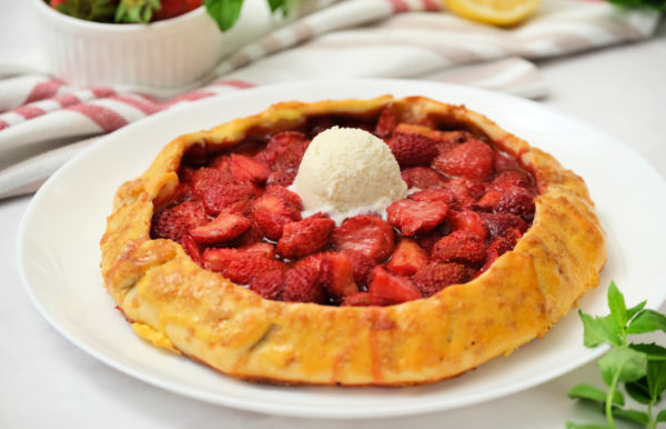 a Strawberry Galette