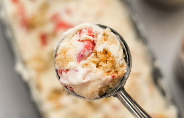 scoop of Strawberry Shortcake Ice Cream