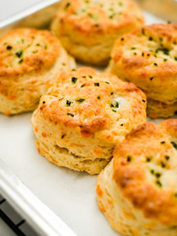 a Jalapeno Cheddar Biscuit