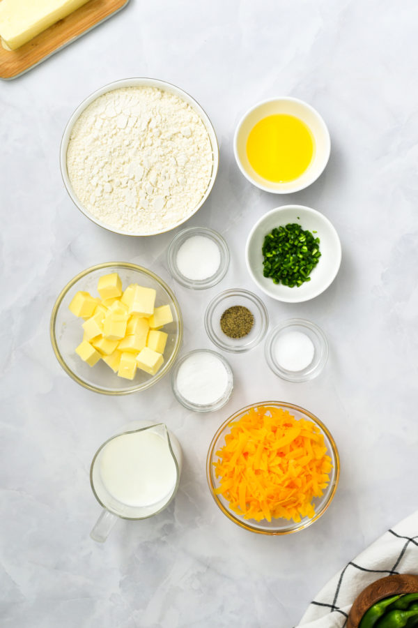 ingredients for biscuits