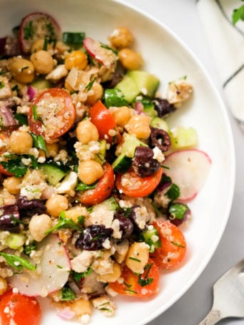 quinoa salad with beans chicken