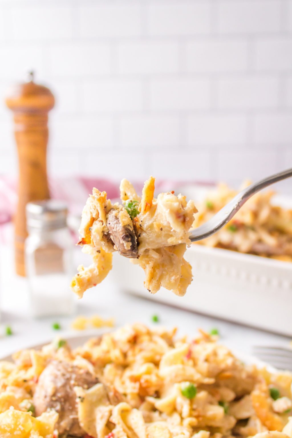 Old-Fashioned Tuna Noodle Casserole - Reluctant Entertainer