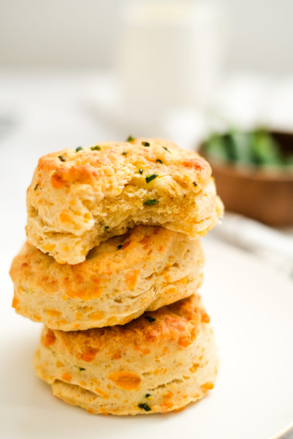 a bite from Jalapeno Cheddar Biscuits