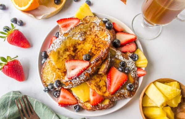 stacks of Hawaiian French Toast