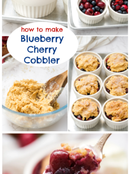 Blueberry Cherry Cobbler