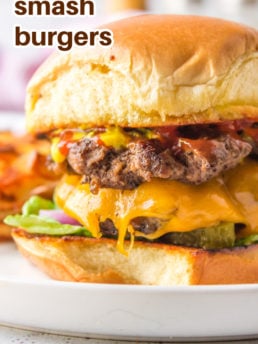 Blackstone Smash Burgers Recipe • Bake Me Some Sugar