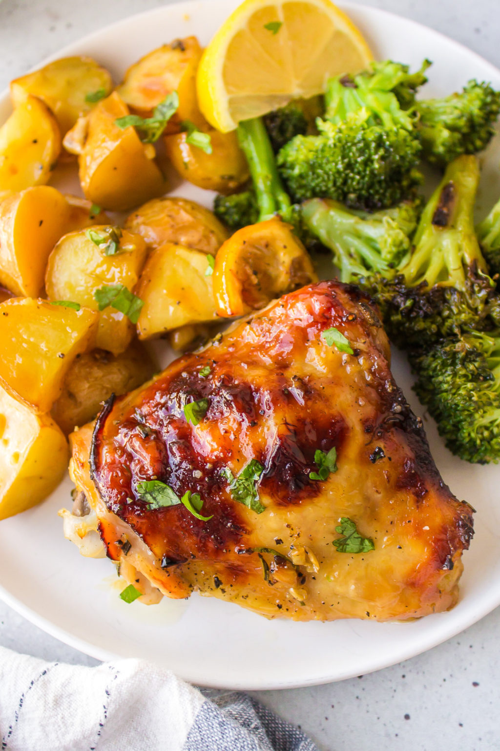 honey-garlic-lemon-pepper-chicken-thighs-reluctant-entertainer