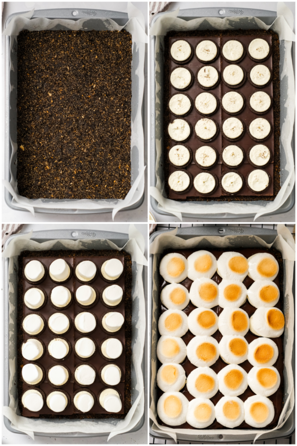 how to make Oreo S’mores Bars