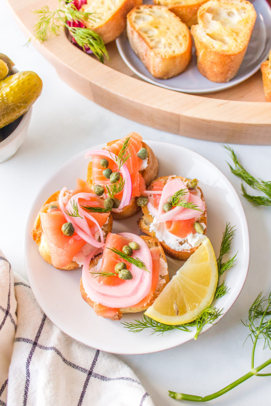 Smoked Salmon Appetizer Platter - Reluctant Entertainer