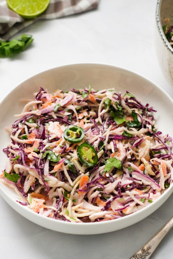 coleslaw with jalapenos
