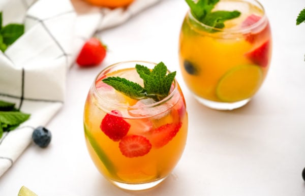 Summer Sangria on ice