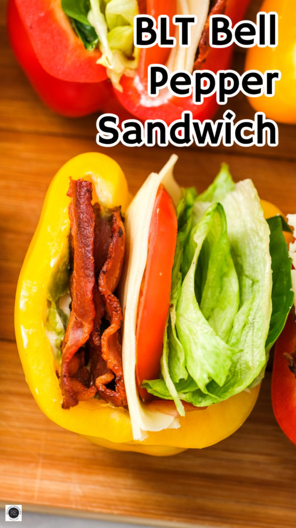 BLT Bell Pepper Sandwich