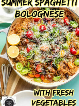 Summer Spaghetti Bolognese