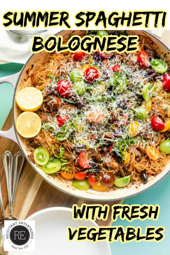 Summer Spaghetti Bolognese