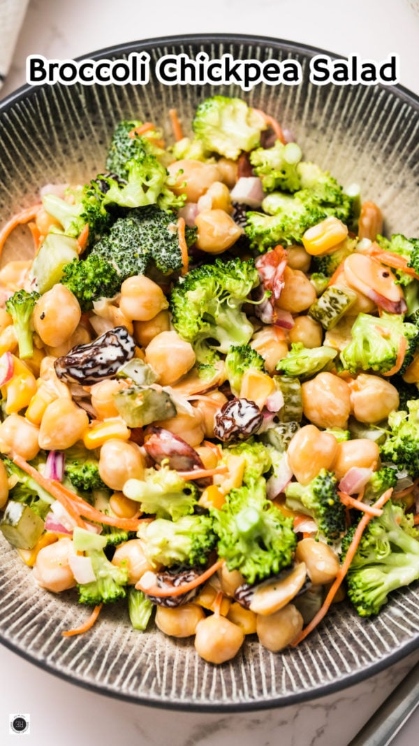 Broccoli Chickpeas and veggies