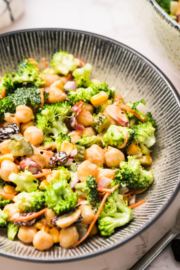 Broccoli Chickpea Salad