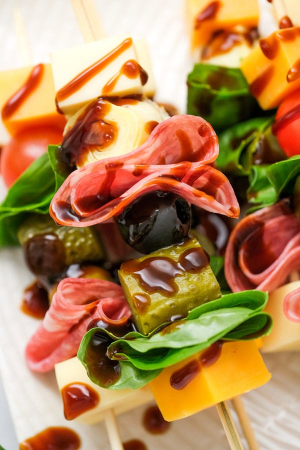 Charcuterie Skewers (Appetizer Kabobs!) - Wellness by Kay