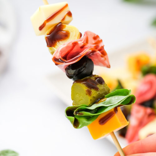 Quick & Easy Charcuterie Skewers - The Oregon Dietitian